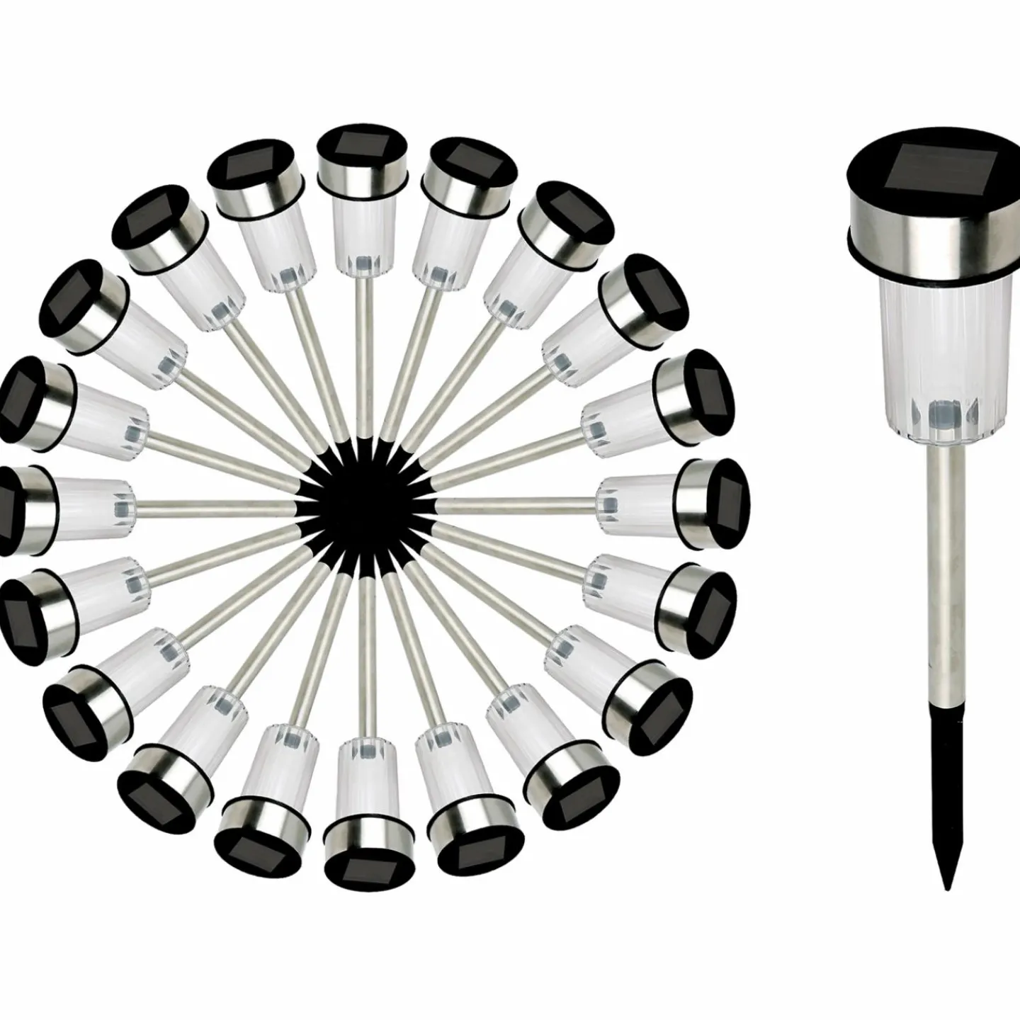 20 bornes solaires d'extérieur*IDMarket New