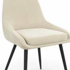 6 chaises en velours mix color gris, terracotta et beige*IDMarket Hot