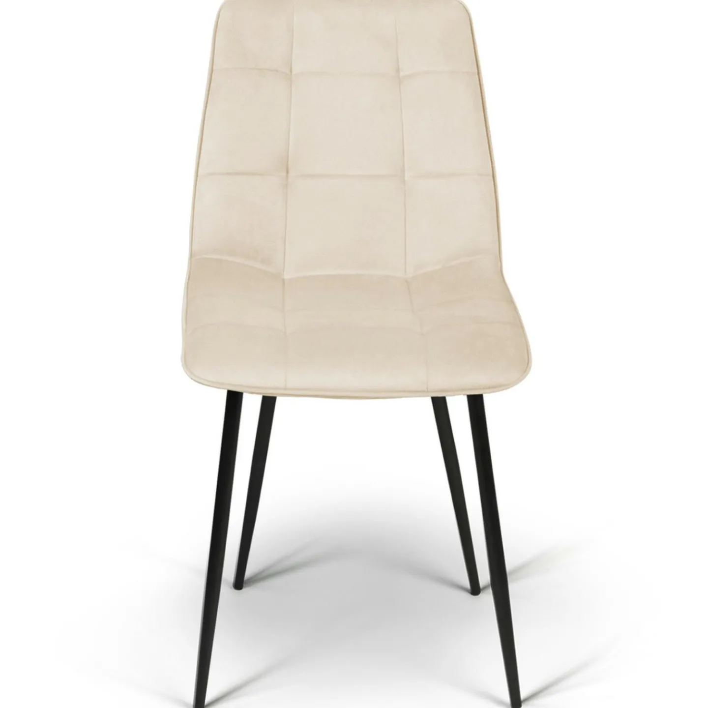 6 Chaises en velours mix color terracotta et beige*IDMarket Online