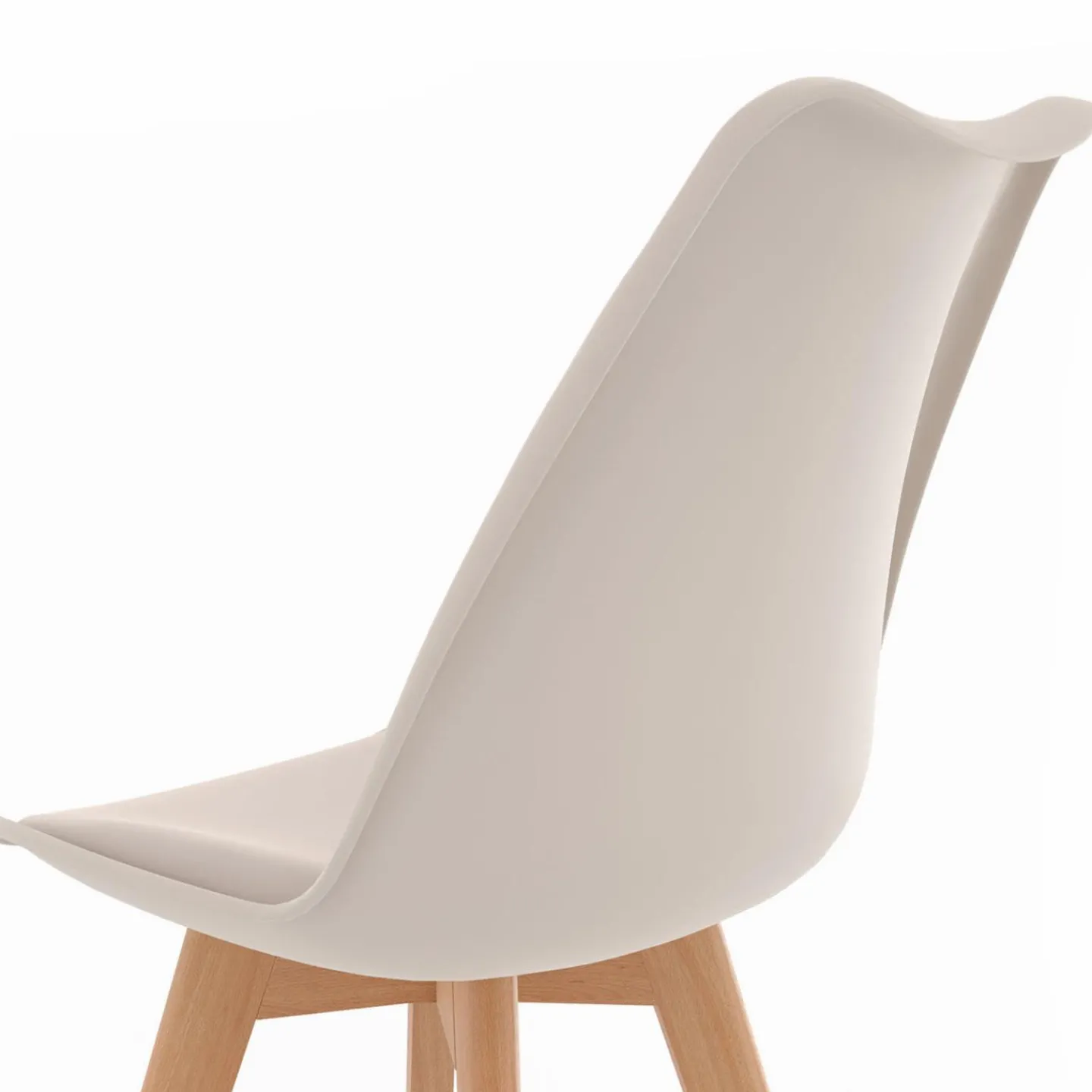 6 chaises scandinaves beiges*IDMarket Hot
