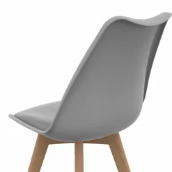 6 chaises scandinaves gris clair*IDMarket Clearance