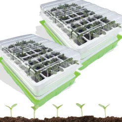 2 Kits de germination pour 80 godets*IDMarket Outlet
