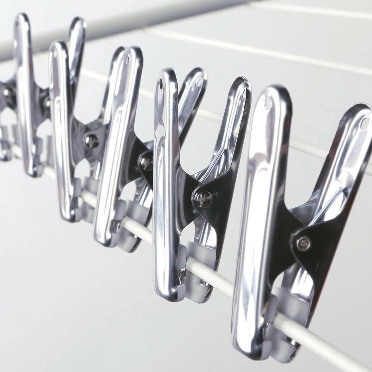 40 pinces à linge en inox*IDMarket Discount