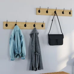 2 portes manteaux muraux design industriel*IDMarket Outlet