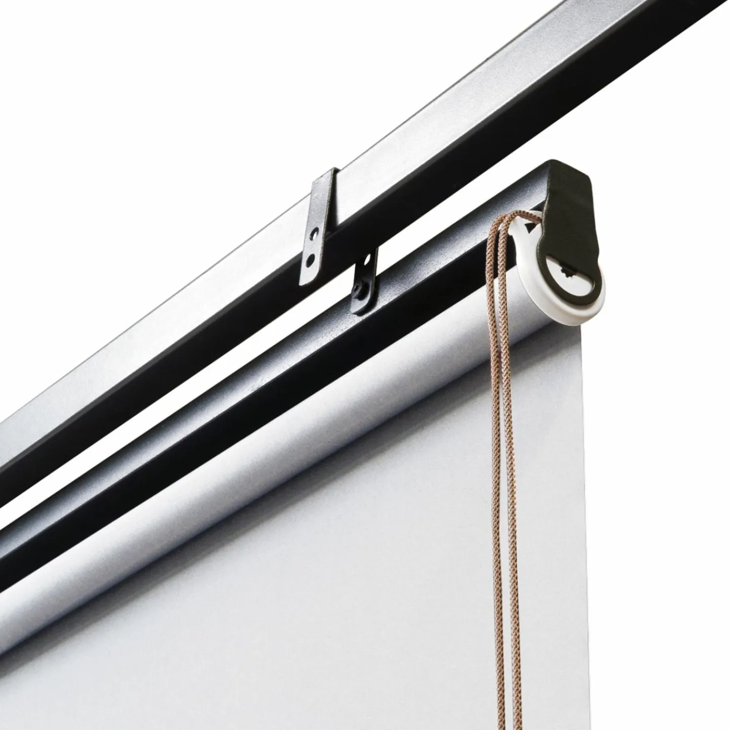 3 stores enrouleurs blancs 225 cm pour pergola*IDMarket New