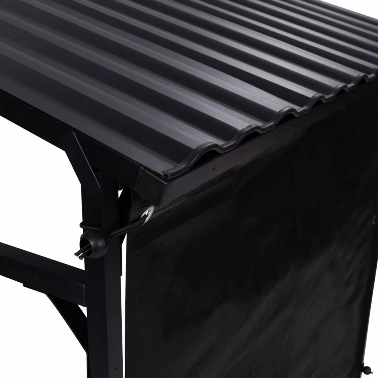 Abri bûches extérieur avec housse de protection*IDMarket Outlet