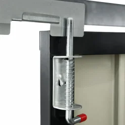 Abri de jardin acier galvanisé gris 2,2 m²*IDMarket