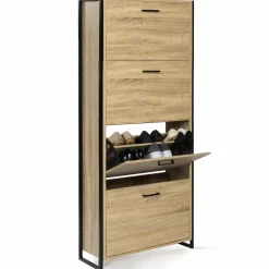 Armoire à chaussures industrielle 4 portes*IDMarket Hot