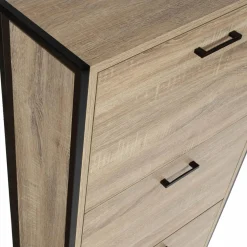 Armoire à chaussures industrielle 4 portes*IDMarket Hot