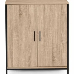 Armoire basse industrielle 2 portes*IDMarket Hot
