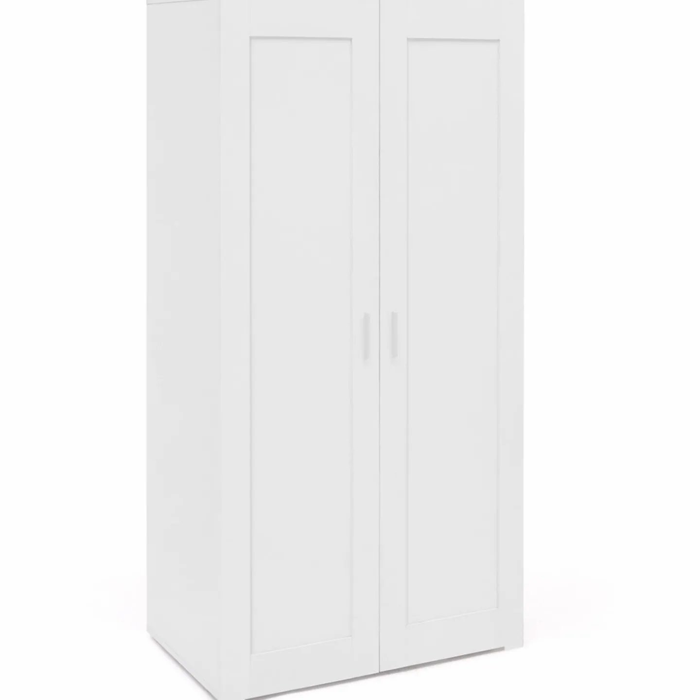Armoire blanche 2 portes 80 cm*IDMarket Hot