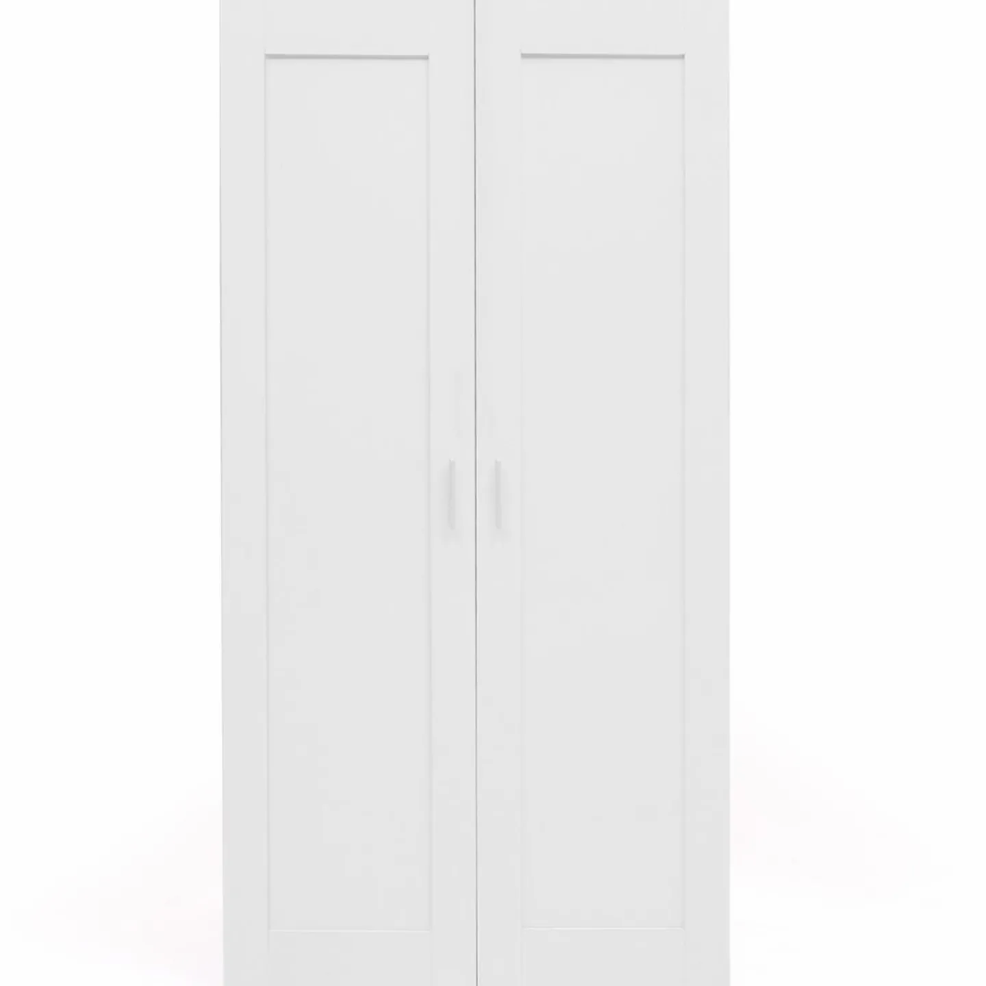 Armoire blanche 2 portes 80 cm*IDMarket Hot