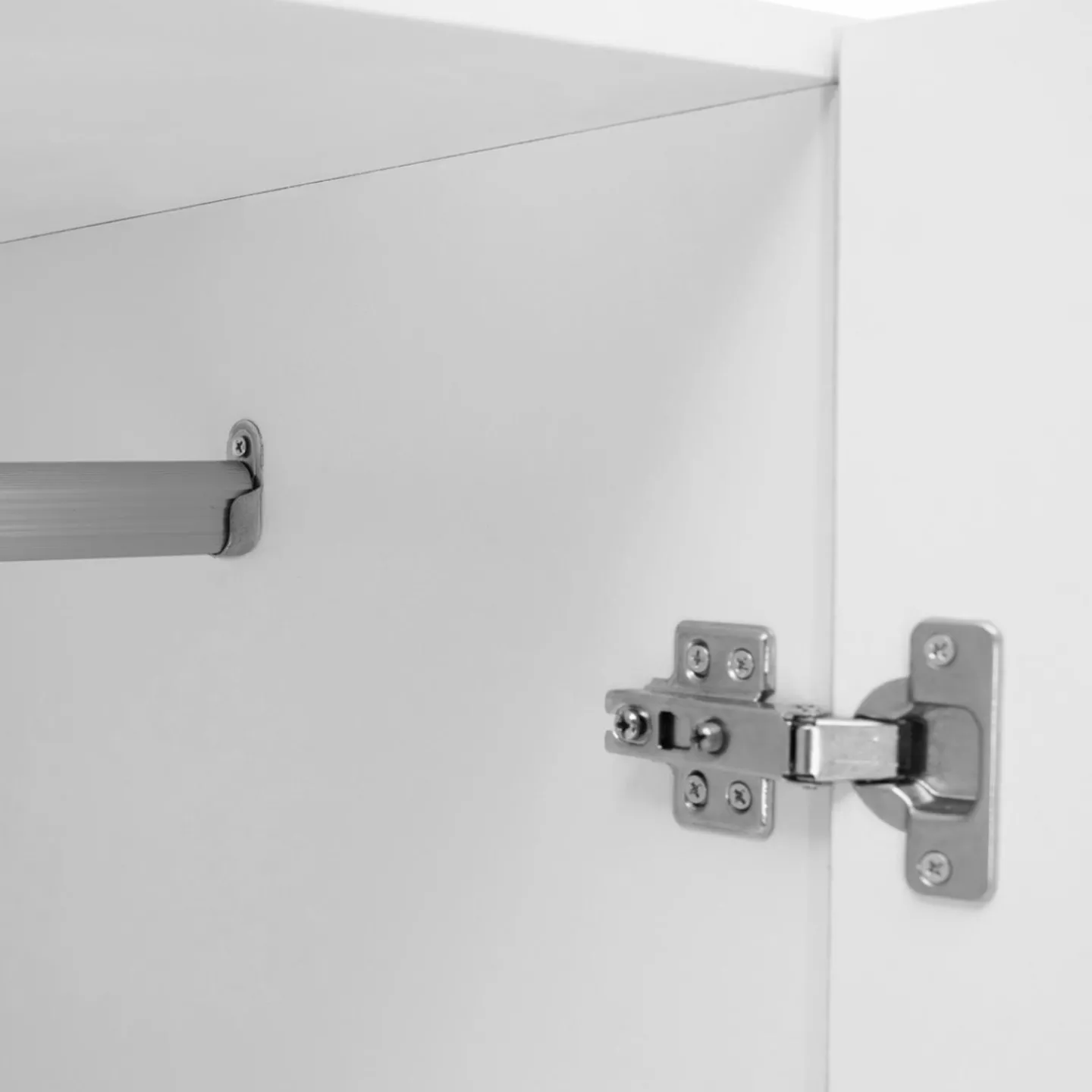 Armoire blanche 2 portes 80 cm*IDMarket Hot