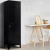 Armoire vestiaire métallique noire*IDMarket Online