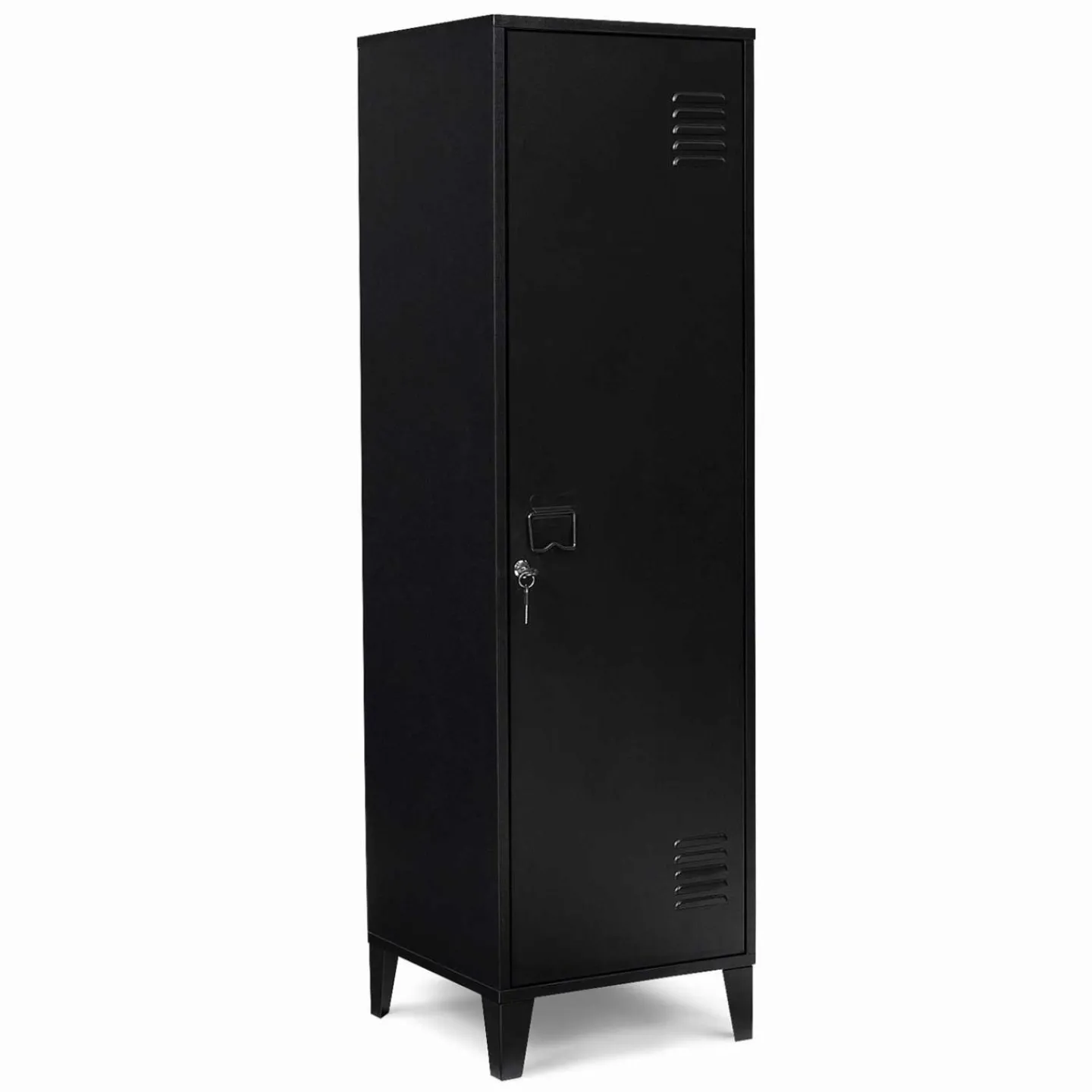 Armoire vestiaire métallique noire*IDMarket Online