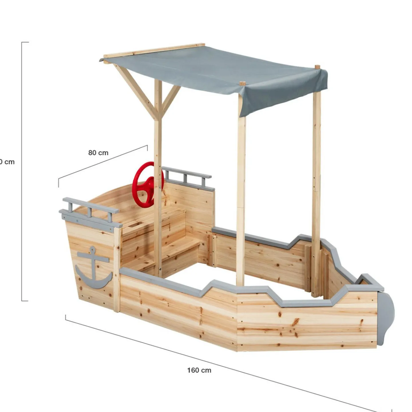 Bac à sable bateau pirate*IDMarket Hot