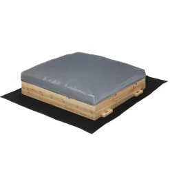 Bac à sable bois refermable avec couvercle et 2 bancs intégrés*IDMarket Best