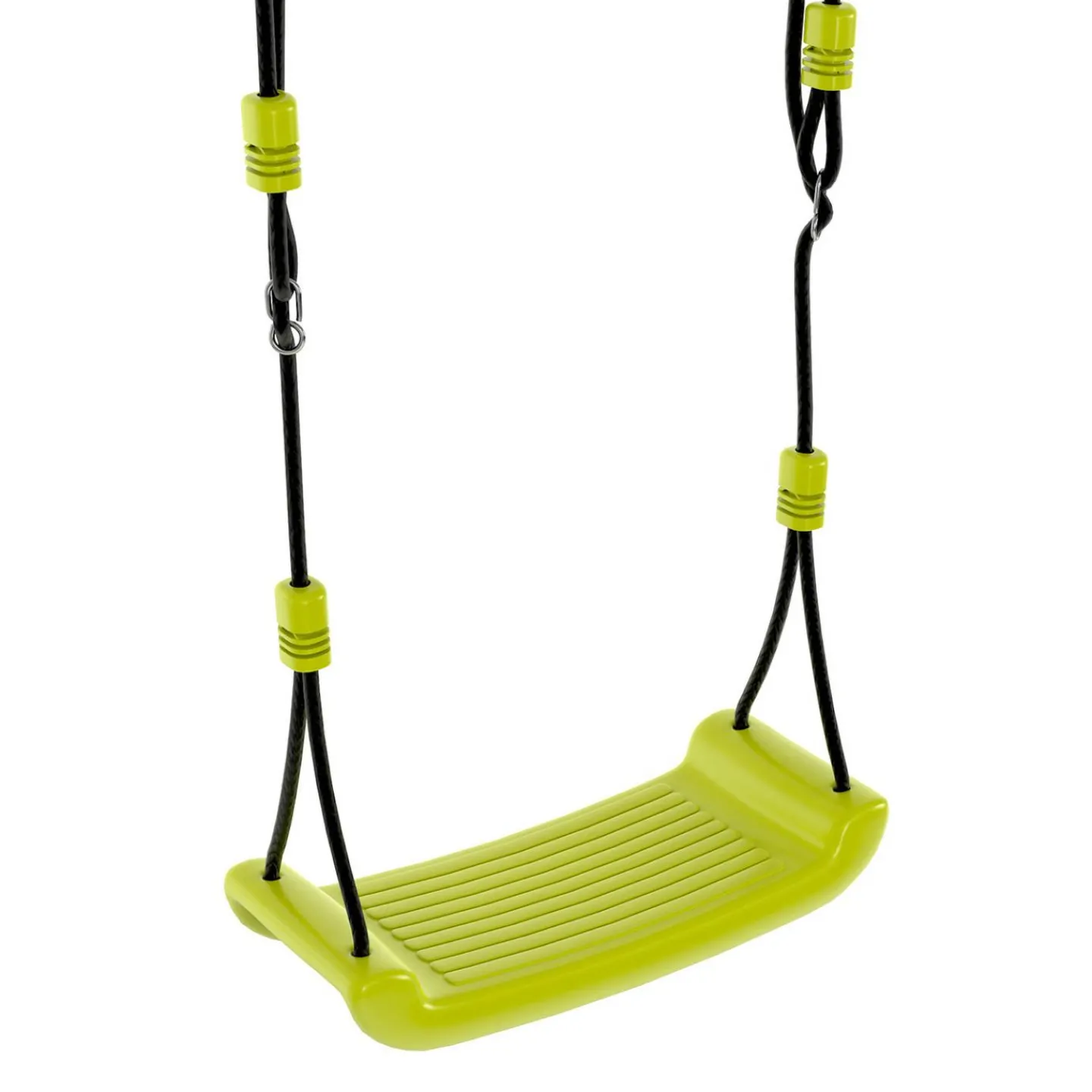 Balançoire 3 agrès portique avec 2 balançoires, 1 face à face et toboggan*IDMarket Discount