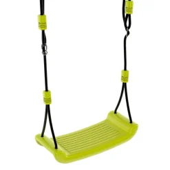 Balançoire verte avec 4 agrès pour 6 enfants*IDMarket Outlet