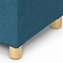 Banc coffre bleu canard 76 cm*IDMarket Outlet