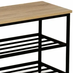 Banc d’entrée rangement chaussures style industriel*IDMarket Clearance