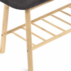 Banquette d'entrée style scandinave gris anthracite*IDMarket Sale