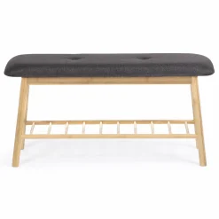 Banquette d'entrée style scandinave gris anthracite*IDMarket Sale