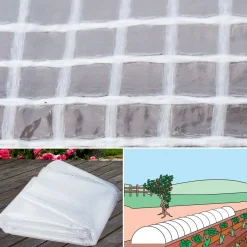 Bâche armée transparente 8x12 m renforcée*IDMarket Online