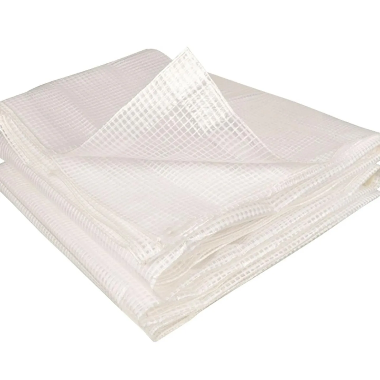 Bâche de rechange pour serre tunnel 6 m² blanche ROMA*IDMarket Outlet