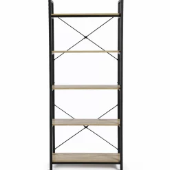 Bibliothèque style industriel bois et métal*IDMarket Best