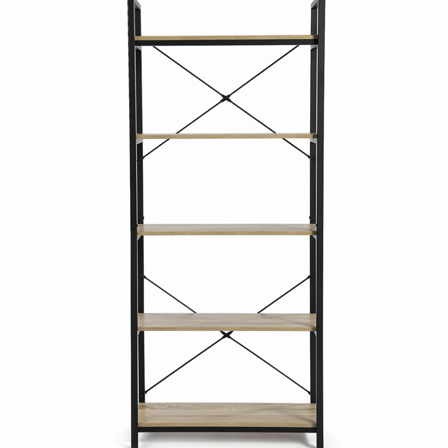 Bibliothèque style industriel bois et métal*IDMarket Best