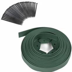 Bordure de jardin flexible verte à planter*IDMarket Hot