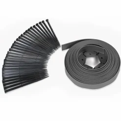 Bordures de jardin flexibles gris anthracite*IDMarket Discount