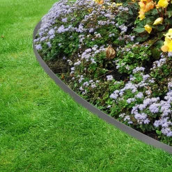 Bordures de jardin flexibles gris anthracite*IDMarket Discount