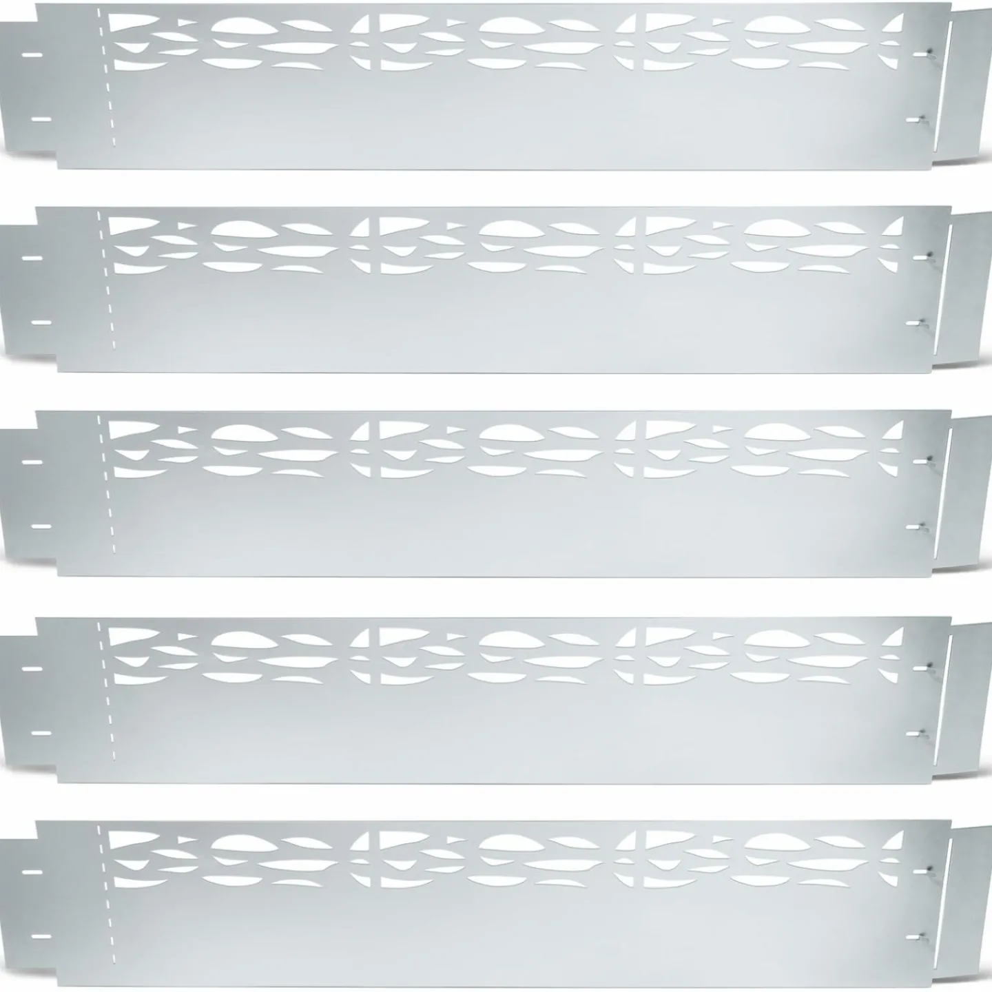 Bordurette de jardin grise flexible en acier*IDMarket Hot