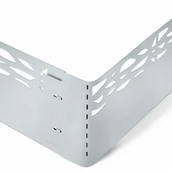 Bordurette de jardin grise flexible en acier*IDMarket Hot