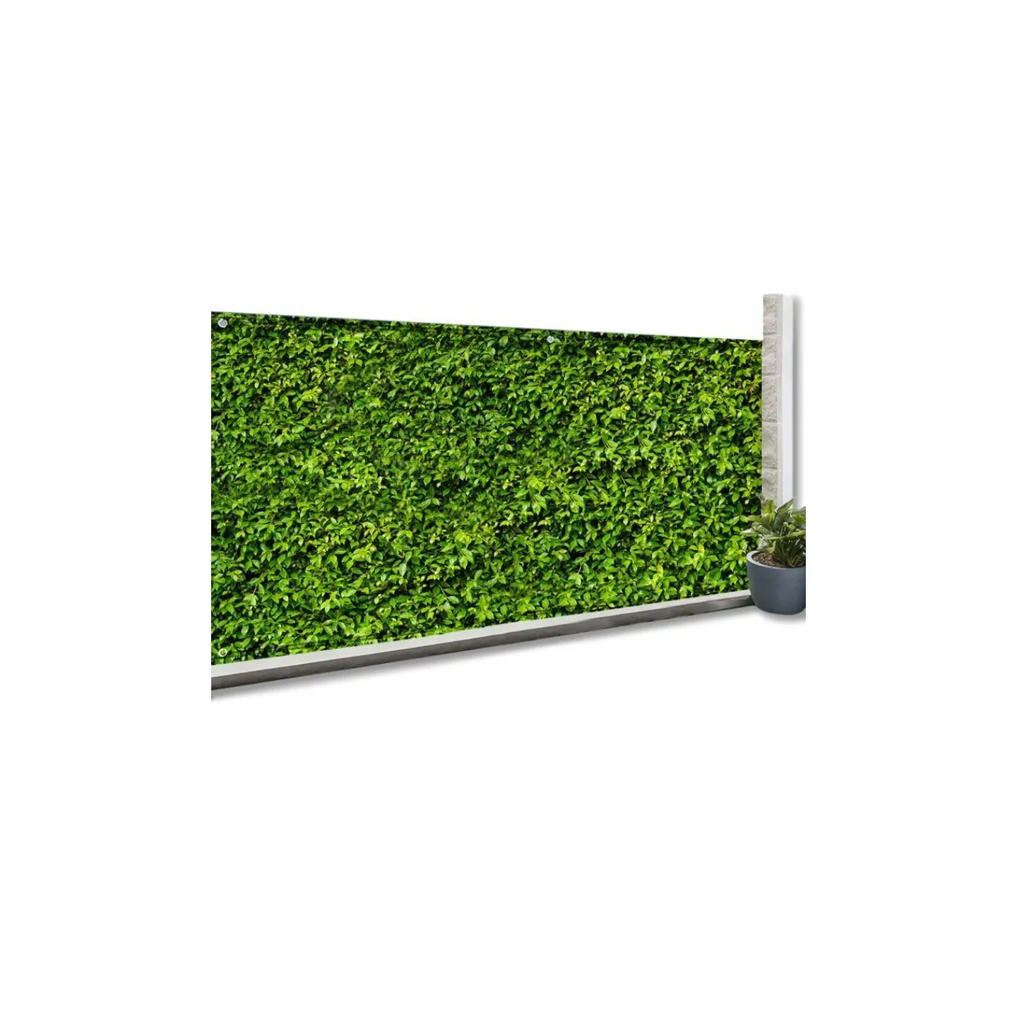 Brise vue imitation feuillage 1,5 x 10 m*IDMarket