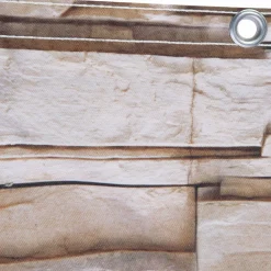 Brise vue imitation pierre 1,2 x 10m*IDMarket Sale