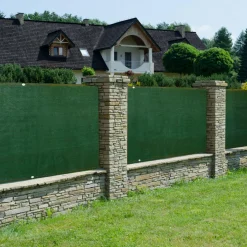Brise vue 1,20m x 10m vert occultant 90g m²*IDMarket Discount
