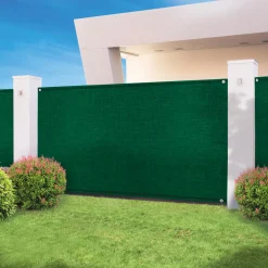 Brise vue 1m x 10m vert occultant 300g m²*IDMarket Discount