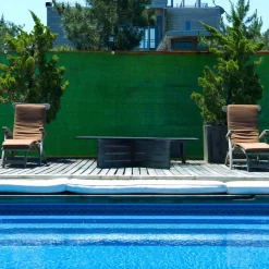 Brise vue 1m x 10m vert occultant 300g m²*IDMarket Discount