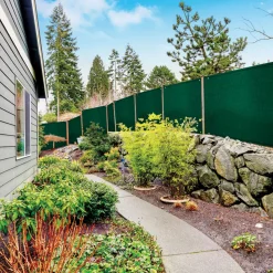 Brise vue vert 1,5m x 10m occultant 90g/m²*IDMarket Discount