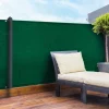 Brise vue vert 2m x 10m occultant 90gr/m²*IDMarket New