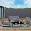 Brise-vue enroulable gris 500x160 cm*IDMarket Hot