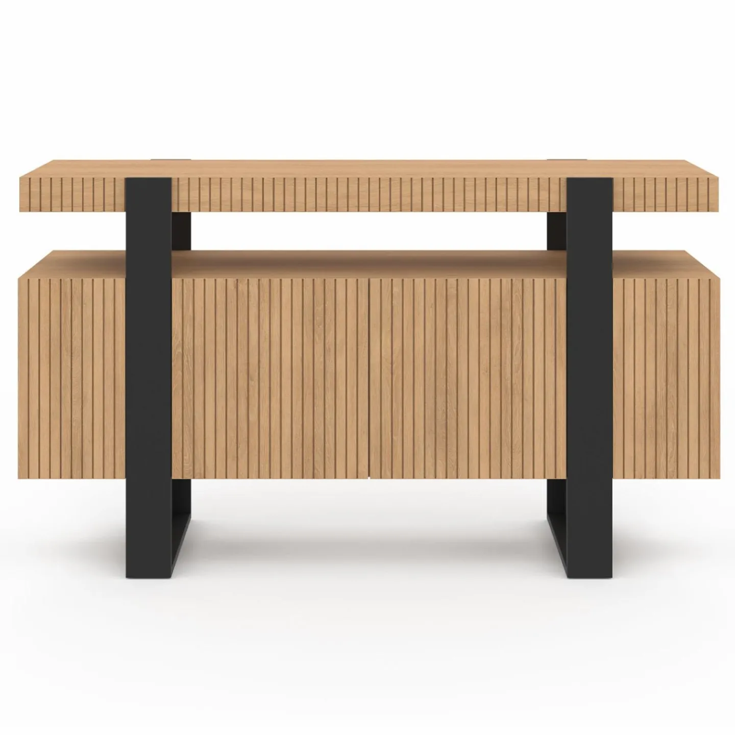 Buffet 4 portes effet lattes*IDMarket Sale