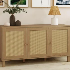 Buffet bas vintage effet cannage*IDMarket New