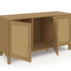 Buffet bas vintage effet cannage*IDMarket New