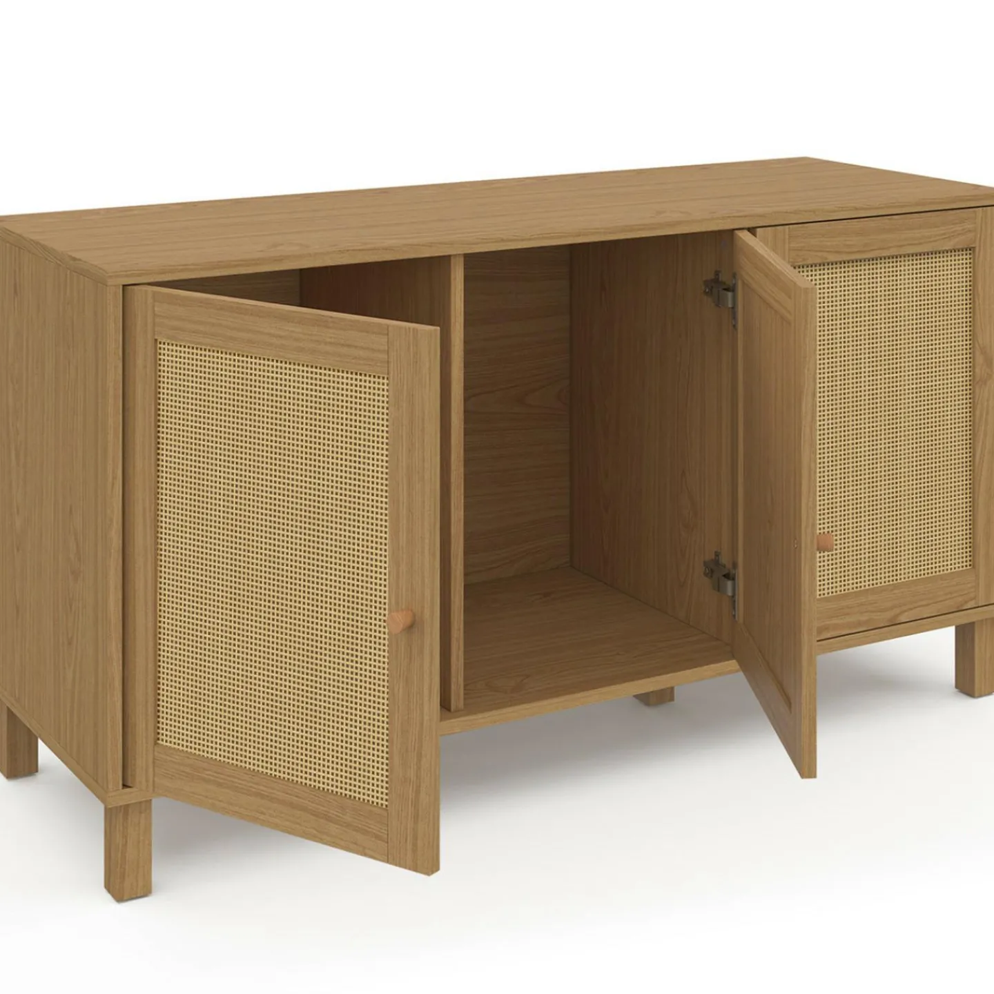 Buffet bas vintage effet cannage*IDMarket New