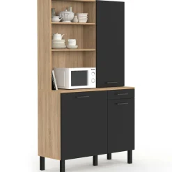Buffet cuisine 100 cm 3 portes*IDMarket