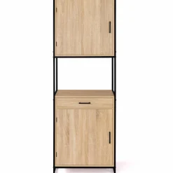 Buffet de cuisine industriel bois et métal 60 cm*IDMarket Online